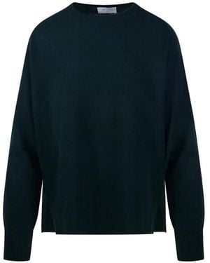 Be You Ribbed-Knit Crew-Neck Sweater - Blue