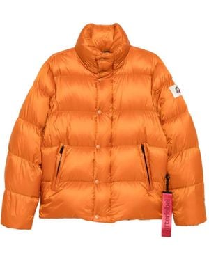 AFTER LABEL Chamonix Quilted Puffer Jacket - Orange