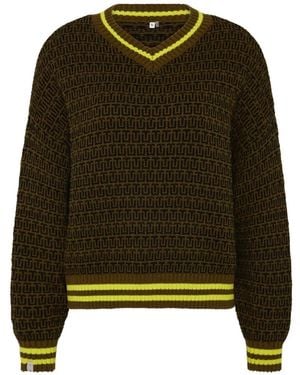 The Upside Maglione Castilla Clementine Con Scollo A V - Verde