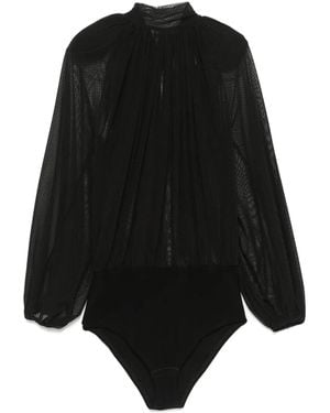 Atu Body Couture Body En Tulle Point D'Esprit - Noir