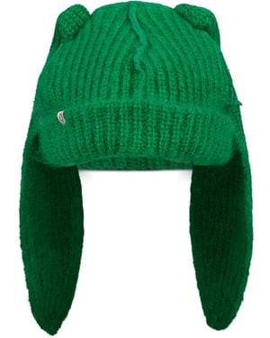 Charles Jeffrey Bunny Beanie - Green