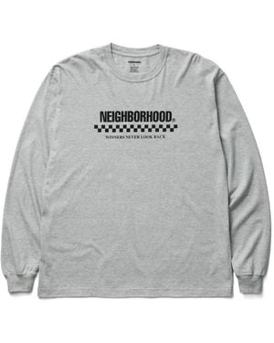 Neighborhood Long-Sleeve Crewneck T-Shirt - Grey