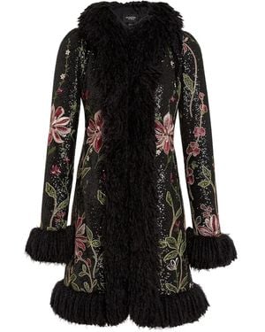 Giambattista Valli Cappotto Con Paillettes - Nero