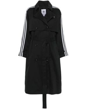 adidas Twill Trench Coat - Black