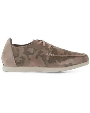 Clarks Derbies Lacées Shacre Lite Low À Motif Camouflage - Grey
