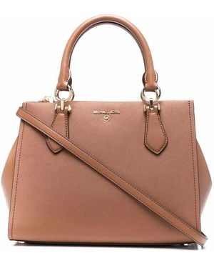 MICHAEL Michael Kors Marilyn Medium Saffiano Leather Satchel Bags - Pink