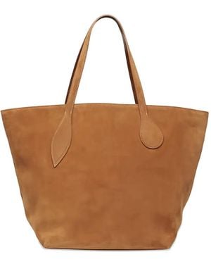 Liffner Sprout Suede Tote Bag - Brown