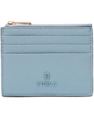 Furla Camelia Skiing-Bear Print Wallet - Blue