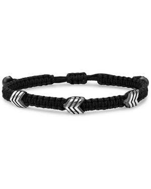 David Yurman Pulsera en plata de ley con ónix - Blanco