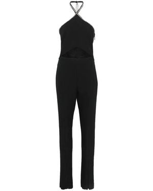 MSGM Verzierter Jumpsuit - Schwarz