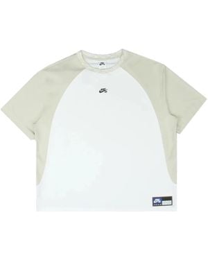 Nike Dri-Fit Raglan-Sleeve T-Shirt - White