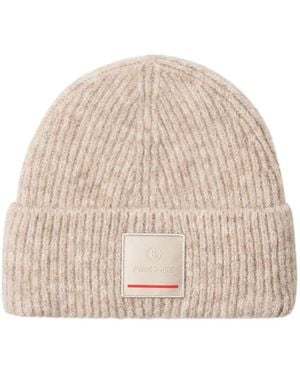 Bogner Fire + Ice Tuana Logo-Patch Beanie Hat - Natural