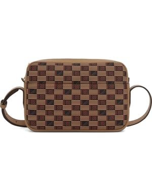 Moreau Savoie 24 Pm Schultertasche Mit Monogrammmuster - Braun