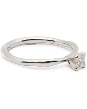 Wouters & Hendrix Ring Mit Diamanten - Weiß