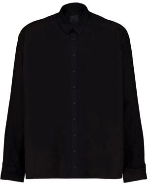 Givenchy Long-Sleeved Denim Shirt - Black