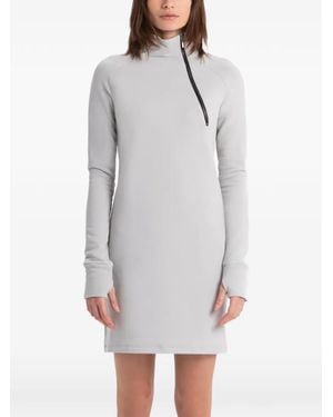 MARCELLA Vestido Corto Alani Con Cremallera - Gris