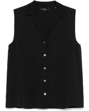 Theory Silk Shirt - Black