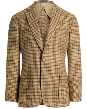Ralph Lauren Checked Blazer - Brown