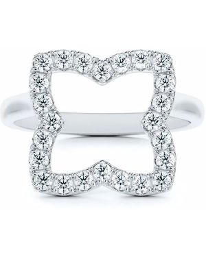 De Beers Enchanted Lotus Platinring Mit Diamanten - Weiß