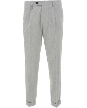 Paolo Pecora Pleated Chino Trousers - グレー