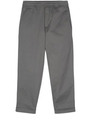 Neil Barrett Low-Waist Slim-Fit Trousers - Grey