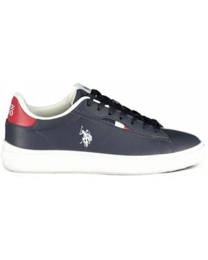 U.S. POLO ASSN. Logo-Embroidered Sneakers - Blue
