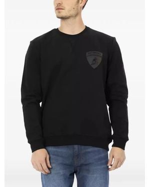 Automobili Lamborghini Maglione Con Logo - Nero