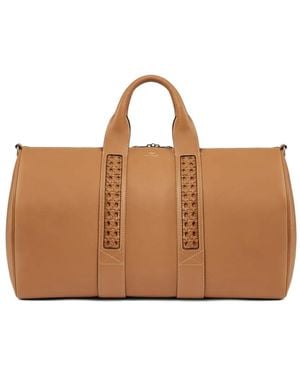 Aviteur Saco Marinero De Cuero Con Detalle Tejido - Marrón