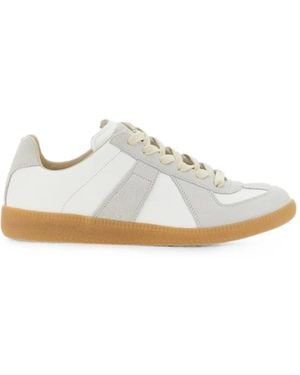 Maison Margiela Replica Paneled Sneakers - White