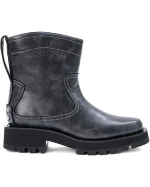 Ganni Topstitched Boots - Black