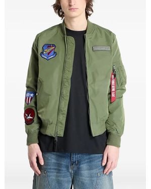 Alpha Industries Ma-1 Tt Flying Tigers Bomber Jacket - Green