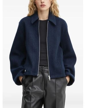 Samsøe & Samsøe Jack Met Kraag En Rits - Blauw