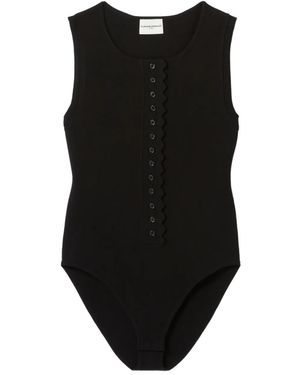 Claudie Pierlot Sleeveless Knitted Bodysuit - Black