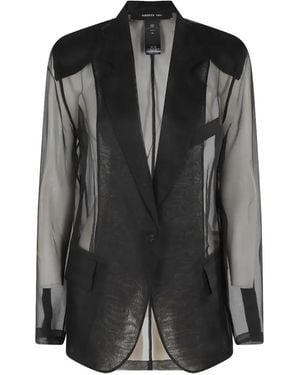 FEDERICA TOSI Single-Breasted Blazer - Black