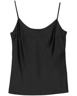D.exterior Spaghetti-Strap Camisole Top - Black