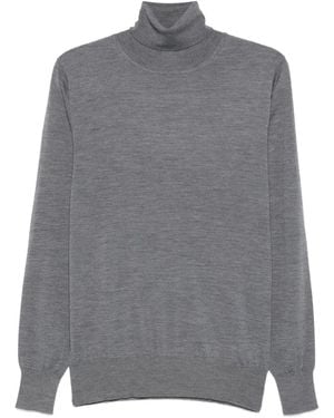 Aspesi Turtleneck Wool Sweater - Gray