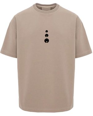 Hamza Camiseta con motivo triangular - Blanco