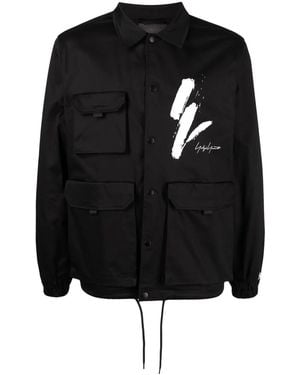 Yohji Yamamoto X New Era Logo-Print Jacket - Black