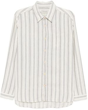 Oliver Spencer New York Striped Shirt - White
