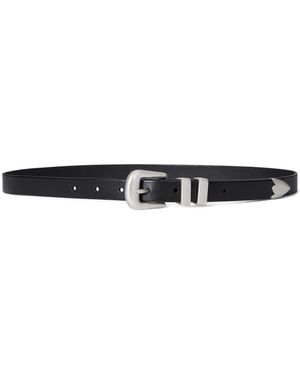 Polo Ralph Lauren Western Distressed Belt - White