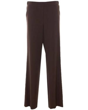 RUE DU BAC Wide-Leg Trousers - Brown