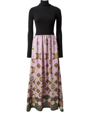 La DoubleJ Lunaria Maxikleid Mit Rollkragen - Pink