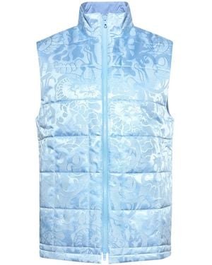 Casella Meyer Heaven-Jacquard Gilet - Blue