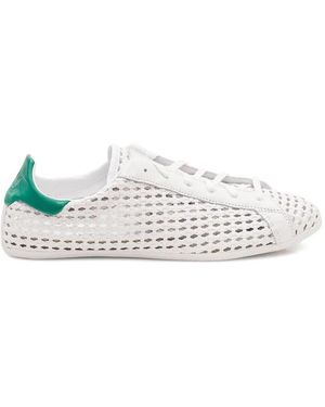 adidas gazelle silver green womens Vintage Adidas Velcro Sneakers Women's US 7 – dla dushy main image 0