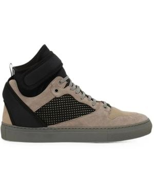 Balenciaga M Leather Trainers - Black