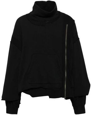 Facetasm Sweat À Design Patchwork - Noir