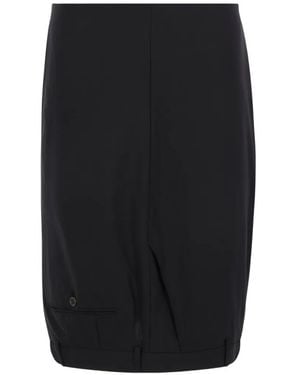 HODAKOVA Belt-Loop Detail Skirt - Black