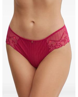 Chantelle Slip Con Ricamo - Rosso