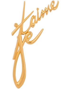 Balmain Je T'aime ブローチ - ホワイト