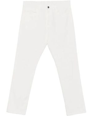 Canali Jean À Coupe Droite - White